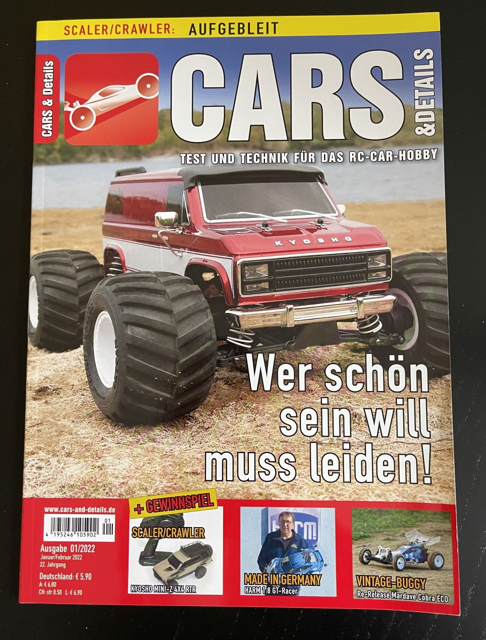 ARCHIV: CARS & DETAILS 2022-01 - RC-Car Magazin - HARM EGX-1, Tamiya Lotus Europa
