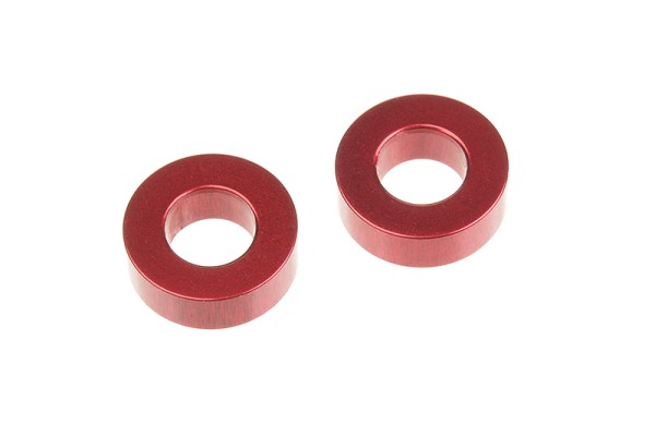 Corally 00130-054 - SSX-8 - Alu Spacer Belt Tensioner Front - RED (2 pcs)
