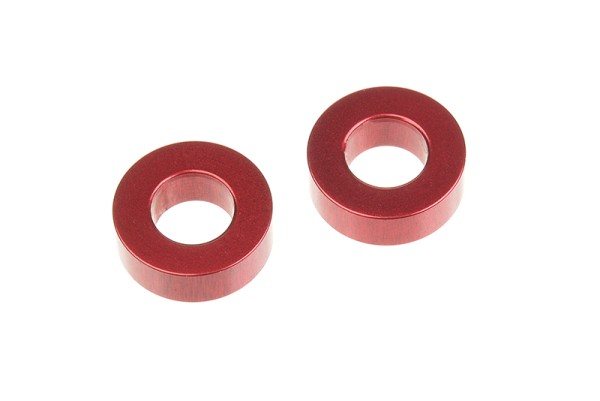 Corally 00130-054 - SSX-8 - Alu Shims für den Riemenspanner - ROT (2 Stück)