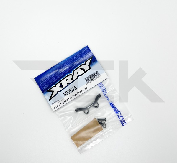 XRAY 322575 - XB2 2024 - Alu Lenkungsplatte für 1-Piece Chassis