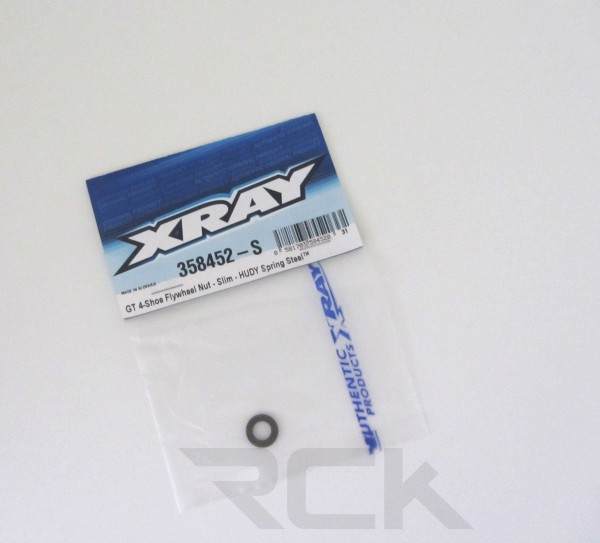 XRAY 358452-S - GTX8 2023 - 4-Shoe Flywheel Nut - Slim - HUDY Spring Steel