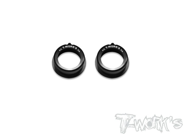 T-Work's TE-222-X4 - Tuning Alu Lagerschalen für Diff - für XRAY T4 / X4 (2 Stück)