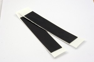 TOP PA-STD001 - Servotape / doppelseitiges Klebeband schwarz gepolstert (25mm x 260mm)