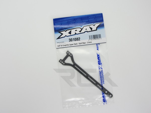 XRAY 301082 - X4F 2024 - Carbon Oberdeck - Split Version - 2.0mm - hinten