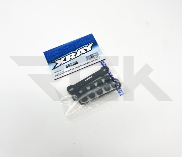 XRAY 353336 - XT8E 2024 - Alu Aufhängungshalter Heck - Semi-Split Bulkhead - R