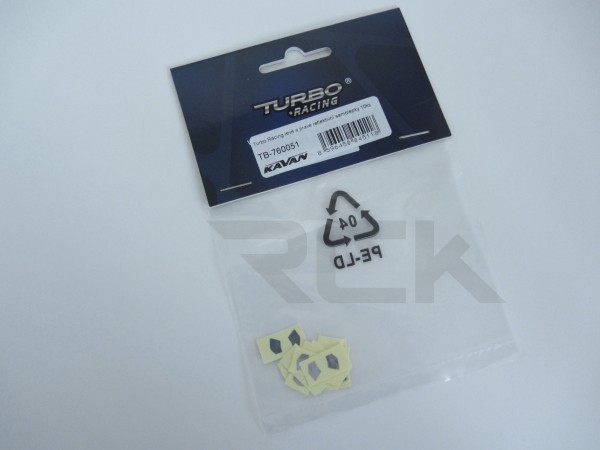Turbo Racing - TB-760051 - Reflektor Aufkleber - für 1:76 Turbo Cars (10 Stück)