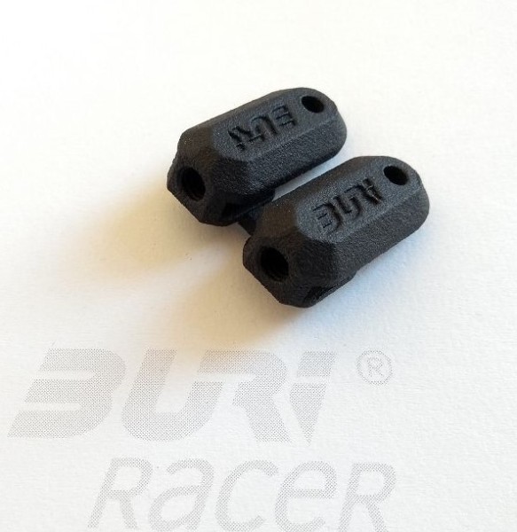 BURI Racer E22139-3 - E2.2 - Pivot Adapter Front unten (3D Druck) (2 Stück)