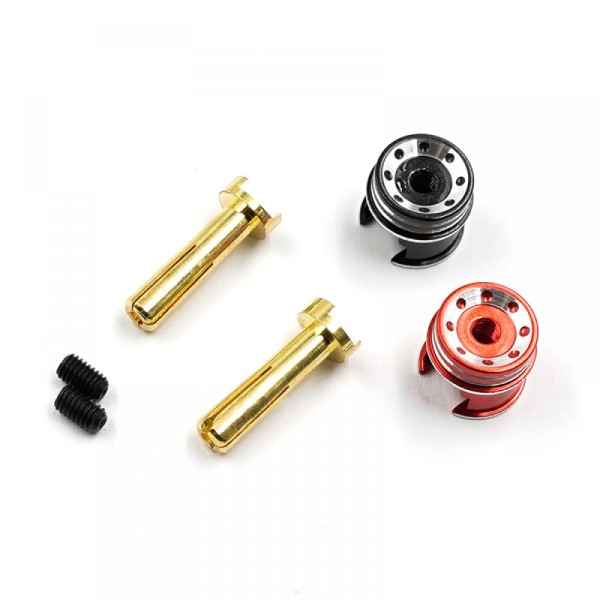 Yeah Racing WPT-0159 - 4mm Goldstecker - mit Alu Griffstücken (1 Paar)