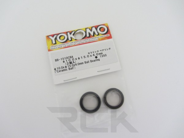 Yokomo BB-1510CBA - BD9 - 15x10x4mm Ceramic Ball Bearing (2pcs)