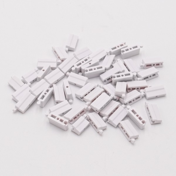 Turbo Racing - TB-760075 - Track Barriers - for 1/76 TURBO Cars - WHITE (50 pcs)