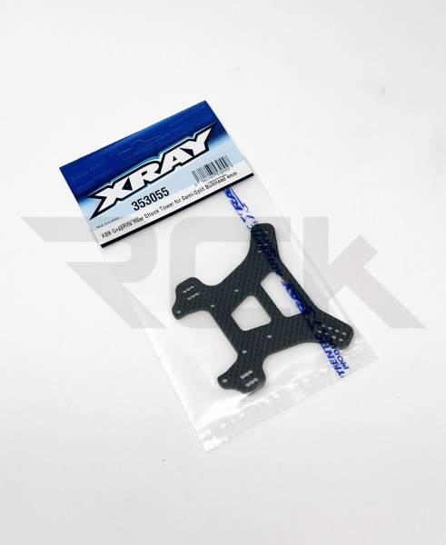 XRAY 353055 - XB8 2023 - Graphite Rear Shock Tower for Semi-Split Bulkhead 4mm