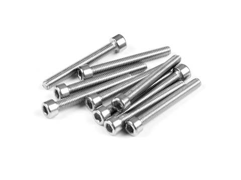 XRAY 908380 - Hex Screw Socket Head Cap M3.5x30 - Stainless (10 pieces)