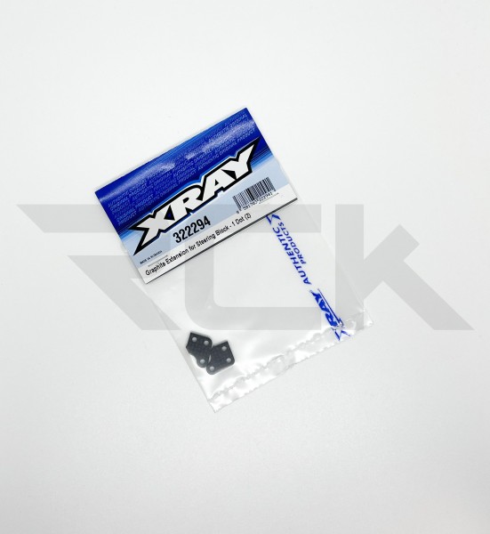 XRAY 322294 - XB2 2024 - Graphite Extension for Steering Block - 1 Dot (2 pcs)