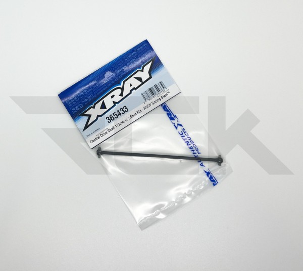 XRAY 365433 - XB4 2024 - Central Drive Shaft 113mm w 2.5mm Pin